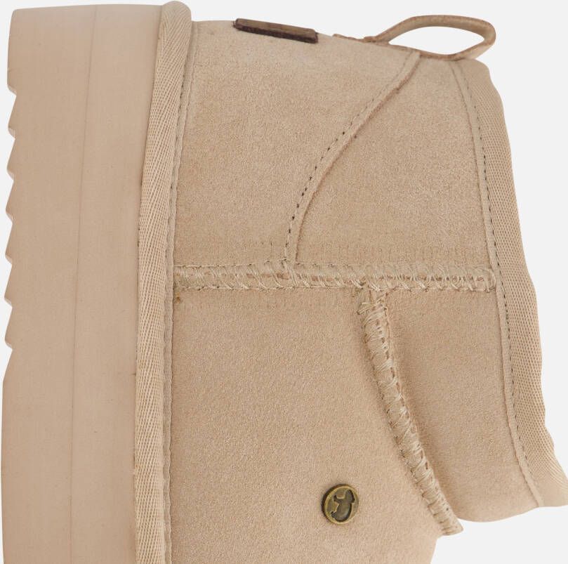 Warmbat Durack Plateau Enkellaarsje beige Suede