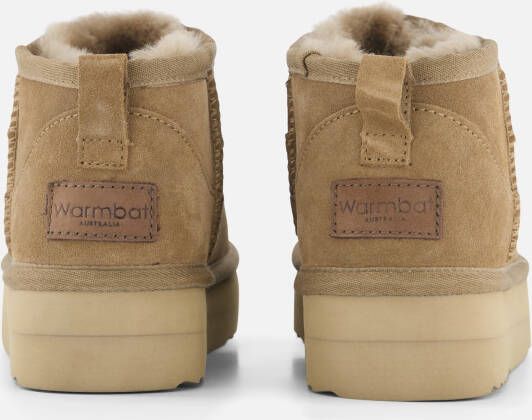 Warmbat Durack Gevoerde boots taupe Suede