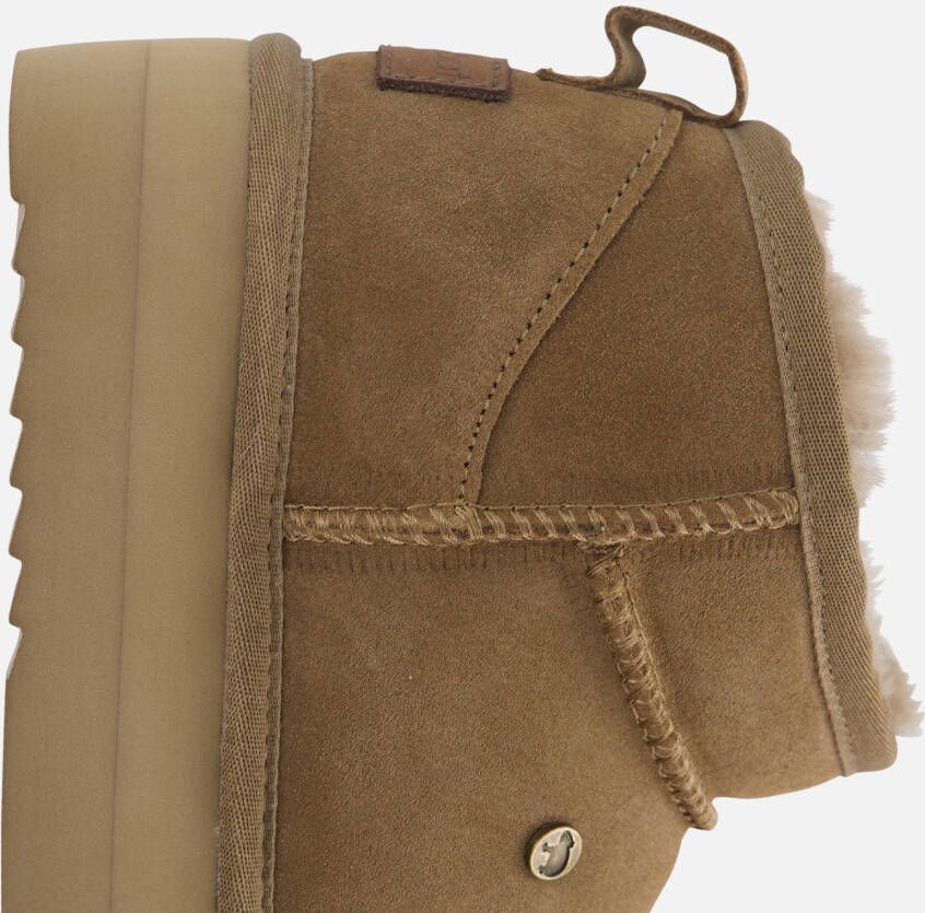 Warmbat Durack Gevoerde boots taupe Suede