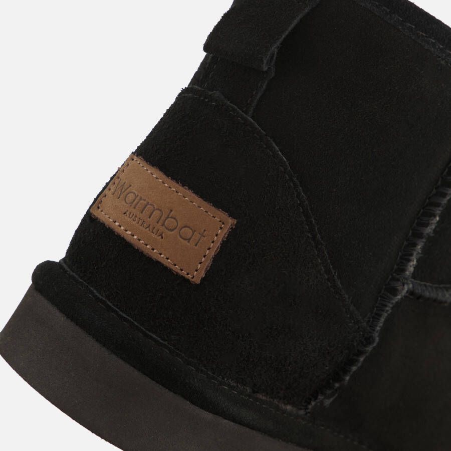 Warmbat Wallyby Boots zwart Suede