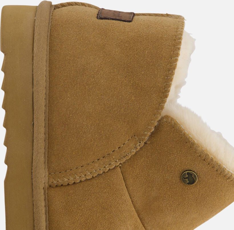 Warmbat Willow Pantoffels cognac Suede