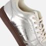 Woden Zilver Metallic Leren Sneaker Gray Heren - Thumbnail 12