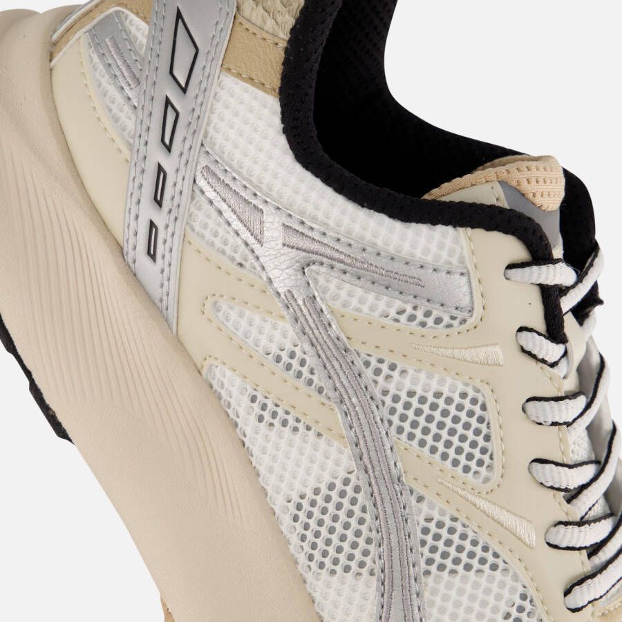 Woden Freja Runner Sneakers beige Textiel