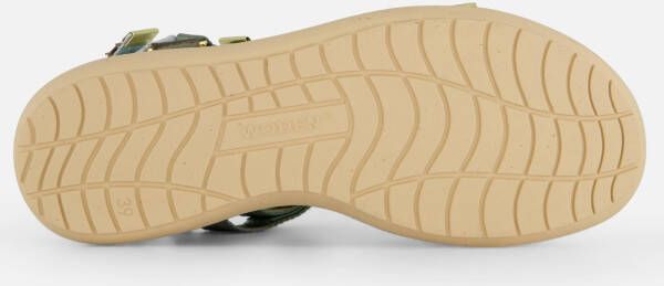 Woden Line Lite sandalen groen