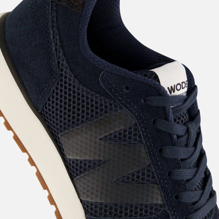 Woden Ronja Icon Sneakers blauw Suede