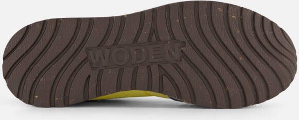 Woden Ronja Sneakers geel Leer