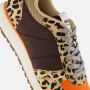 Woden Leopard Tijger Koeienhaar Slimme Modus Sneakers Brown Dames - Thumbnail 8