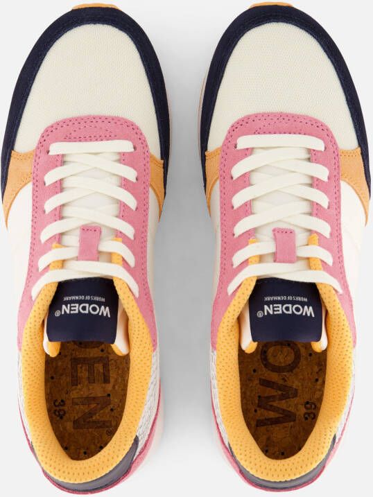 Woden Ronja Sneakers oranje Leer