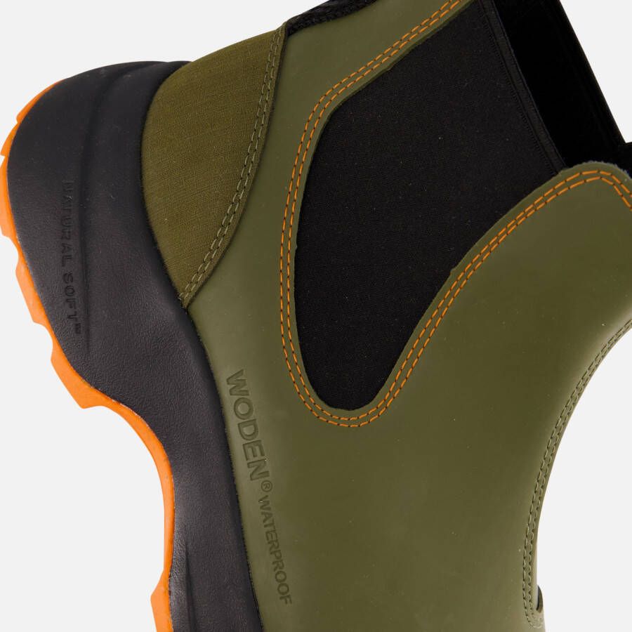 Woden Siri Waterproof Chelsea boots groen