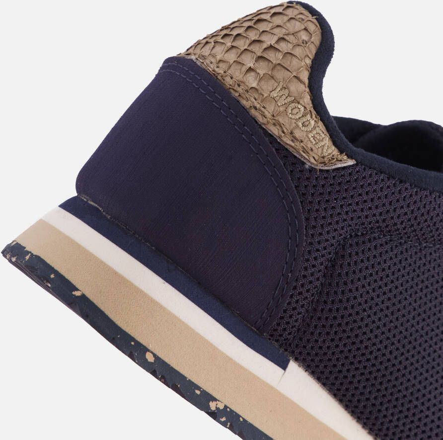 Woden Ydun Icon Sneakers blauw Textiel