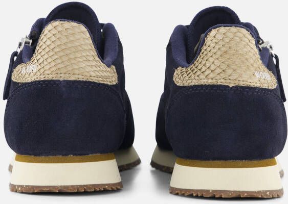 Woden Ydun Sneakers blauw Suede