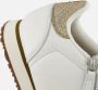 Woden Ydun Leather Zipper Trendy Leren Sneakers Beige Dames - Thumbnail 9