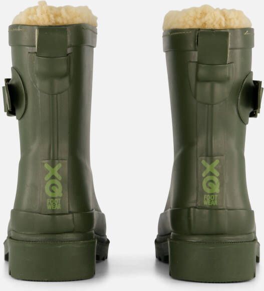 XQ Footwear Regenlaarzen groen Rubber