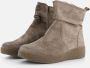 Feyn Marina Enkellaarsjes taupe Suede - Thumbnail 1