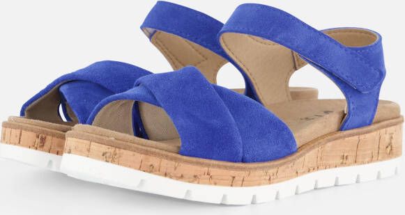 Feyn Mia 01 Sandalen blauw Suede