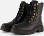 Feyn Paige29 Veterboots zwart Leer - Thumbnail 1