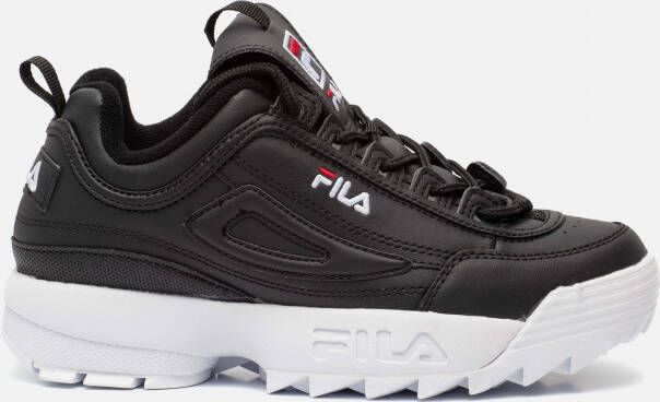 Fila sneakers zwart Jongens Meisjes Imitatieleer Logo 36