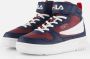 Fila FXventuno sneakers blauw wit rood Jongens Meisjes Leer Meerkleurig 35 - Thumbnail 4