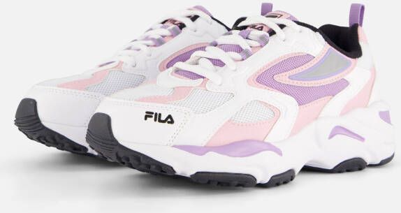 Fila Ray Tracer Sneakers wit Imitatieleer