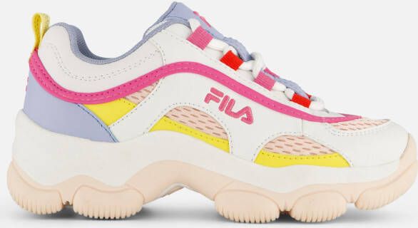 Fila Strada Dreamster Sneakers wit Imitatieleer Dames