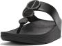 FITFLOP Slippers Dames Fe5 Maat: 40 Materiaal: Leer Kleur: Zwart - Thumbnail 3