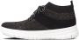 FitFlop Uberknit Slip-On High Top Sneaker laag gekleed Dames Zwart;Zwarte J30-501 -Black Bronze Metall - Thumbnail 1