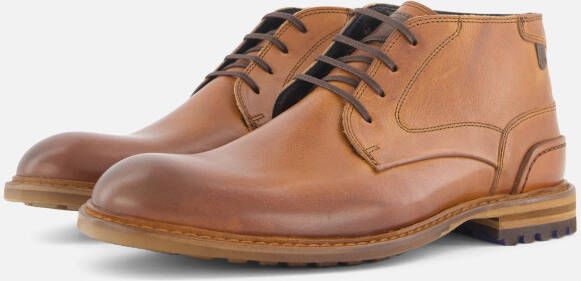 Floris van Bommel Crepi 11.14 Veterschoenen cognac