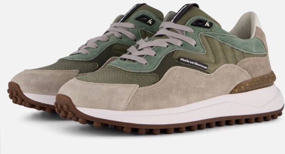 Floris van Bommel Noppi 20.06 Sneakers groen Suede