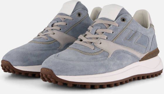 Floris van Bommel Noppi Sneakers blauw Leer