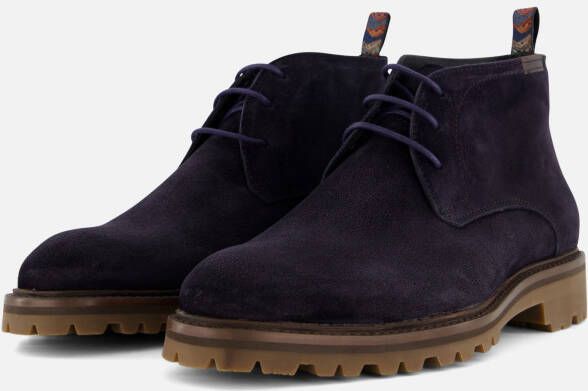 Floris van Bommel Sturdi 01.16 veterboots Blauw