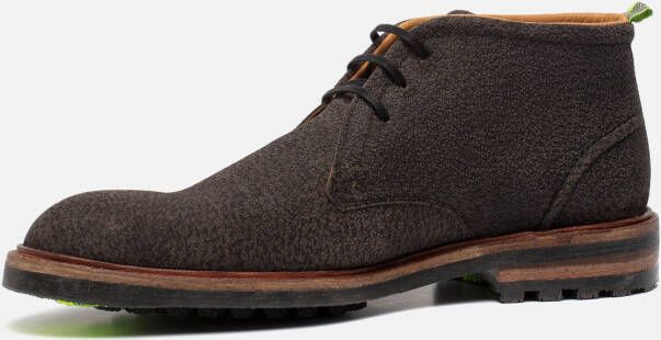 Floris van Bommel Veterboots grijs Suede 398240