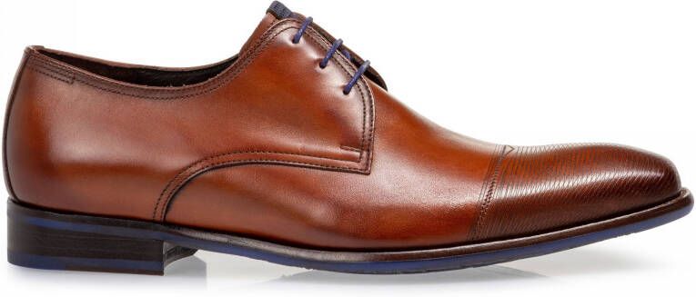 Floris van Bommel Veterschoenen cognac Leer 319420