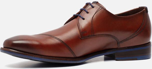 Floris van Bommel Veterschoenen cognac Leer 310305