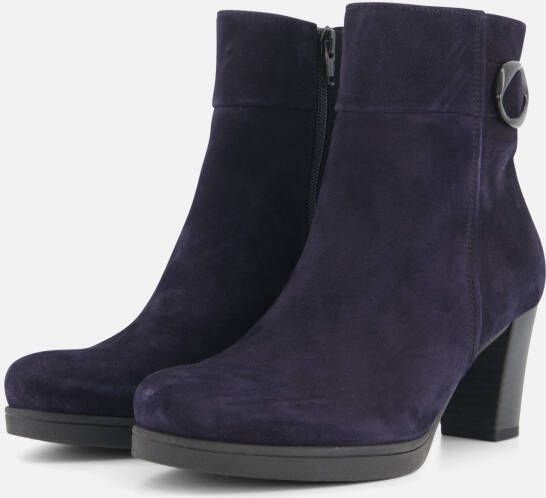 Gabor Enkellaarsjes blauw Suede Dames