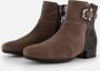 Gabor Enkellaarsjes bruin Suede Dames - Thumbnail 2