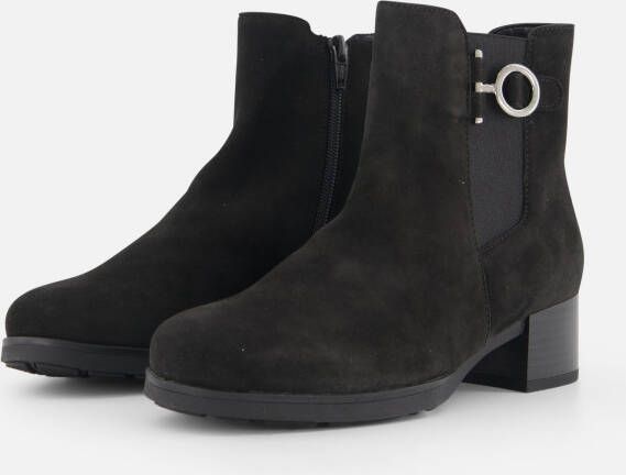 Gabor Enkellaarsjes zwart Suede Dames