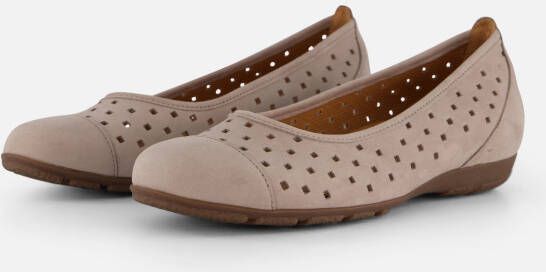 Gabor Instappers beige Nubuck Dames