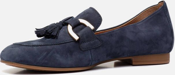 Gabor Instappers blauw Nubuck