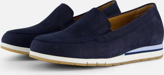 Gabor Instappers blauw Nubuck