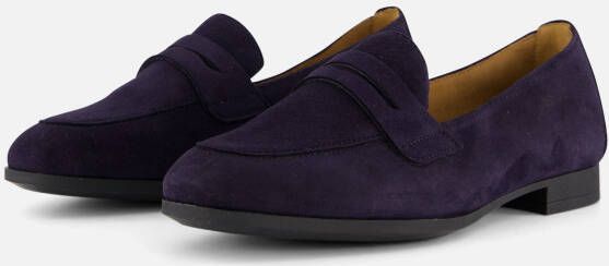 Gabor Instappers blauw Suede