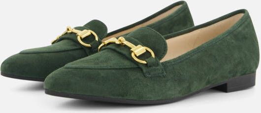 Gabor Instappers groen Suede