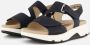 Gabor Rollingsoft Sandalen blauw Nubuck - Thumbnail 1