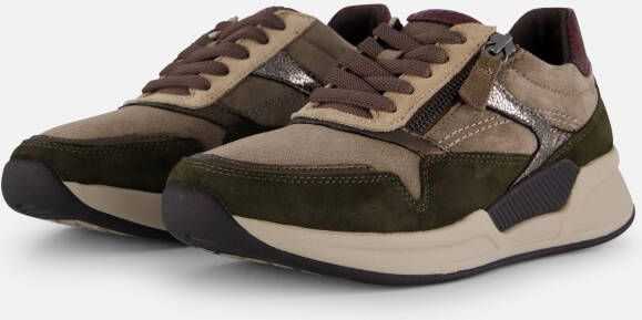 Gabor Rollingsoft Sneakers grijs Suede