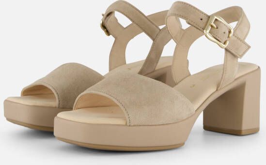 Gabor Sandalen beige Suede