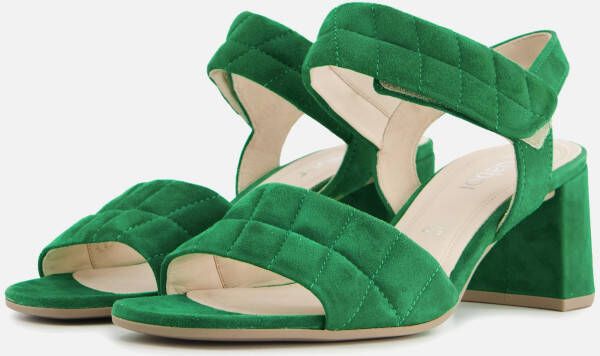 Gabor Sandalen groen Suede