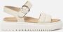 Gabor Beige Leren Mode Sandalen Beige Dames - Thumbnail 1