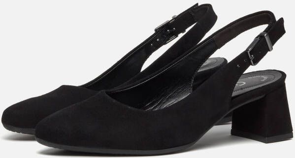 Gabor Slingback G Pumps zwart Suede Dames