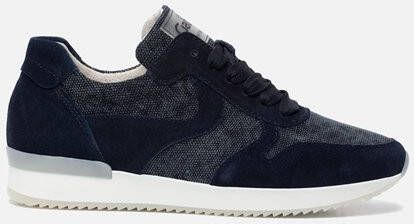 Gabor Blauwe Leren Sneakers Blue Dames