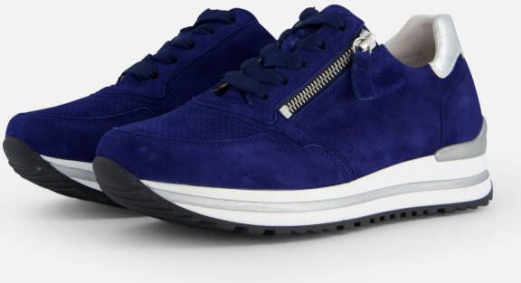 Gabor Sneakers blauw Suede Dames