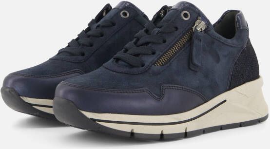 Gabor Sneakers blauw Suede